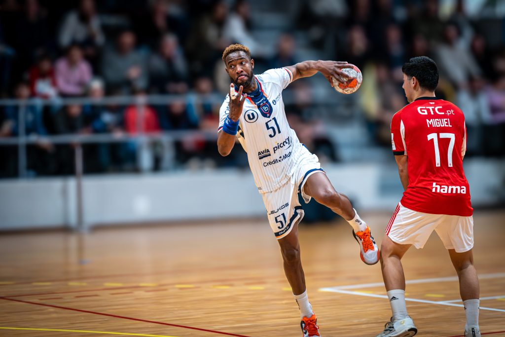 handballeur près a tirer