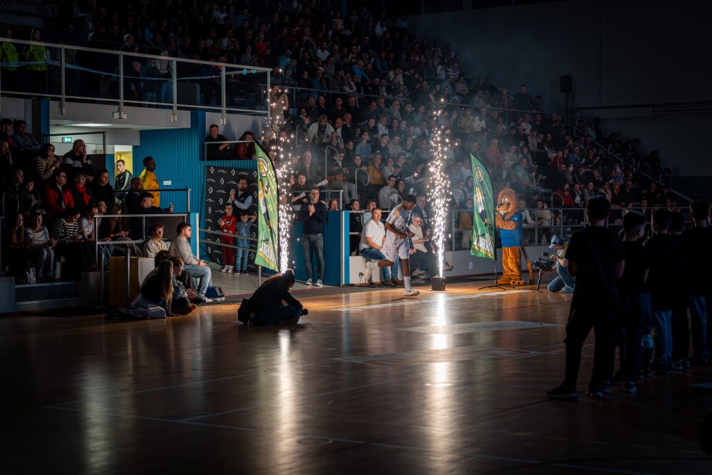 cérémonie d'ouverture d'un match de handball